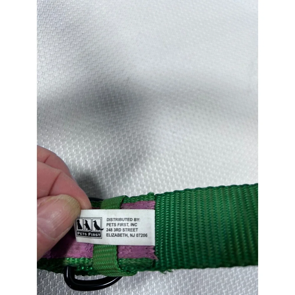 John Deere Dog Collar Large Pink Green Logo Adjustable Pets First Pet Accessory